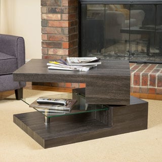 Michael Rectangular Rotating Wood Coffee Table by Christopher Knight Home