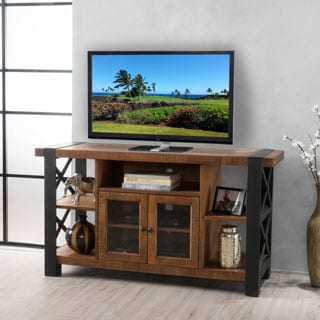 Tori Solid Wood TV Console Stand with Cabinet by Christopher Knight Home