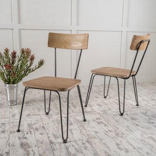 Orval Metal Dining Chair (Set of 2) by Christopher Knight Home