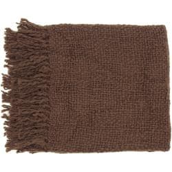 Woven Tufts Acrylic and Wool Throw Blanket