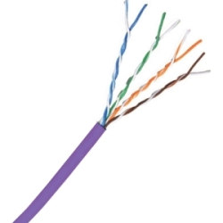 Comprehensive Cat 5e 350MHz Solid Purple Bulk Cable 1000ft