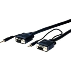 Comprehensive Pro AV/IT Series VGA w/Audio HD15 pin Plug to Plug Cabl
