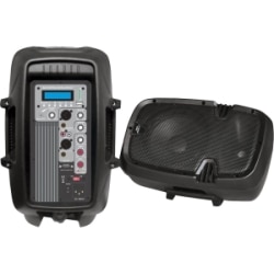 Pyle 10'' 600 Watt Powered Two-Way PA Speaker with MP3/USB/SD Playback