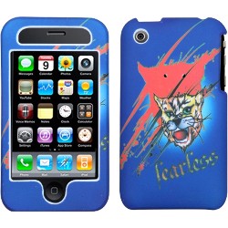 INSTEN Lizzo/ Bobcat Blue Phone Case Cover for Apple iPhone 3GS/ 3G