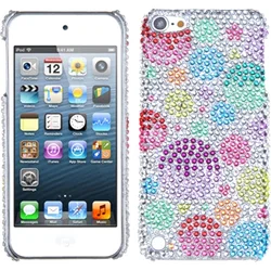 Insten Colorful Rainbow Bubbles Hard Snap-on Diamond Bling Case Cover For Apple iPod Touch 5th/ 6th Gen