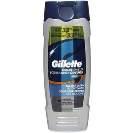Gillette Odor Shield All Day Clean Body Wash 16 oz