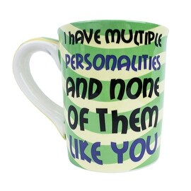 Tumbleweed Pottery Multiple Personalities Sarcastic Mug