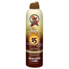 Australian Gold 6-ounce Continuous Spray with Instant Bronzer SPF 15