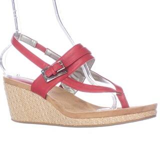 SC35 Jodii Wedge Sandals - Rouge