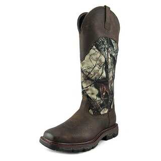 Ariat Conquest WST Snake Boot H20 Men Square Toe Leather Brown Hunting Boot