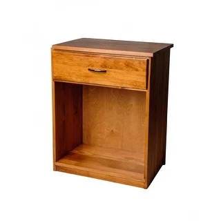 Office Desk Honey Solid Pine Printer Stand 1 Drawer Renovator's Supply
