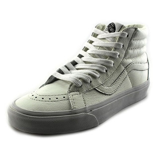 Vans Sk8-Hi Reissue Youth Round Toe Leather White Skate Shoe
