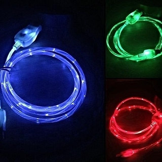 Micro USB "Visible Current Flow" Light Up Charger Cable