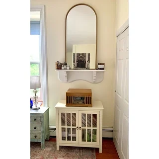 Simple Living Portland Glass Door Cabinet