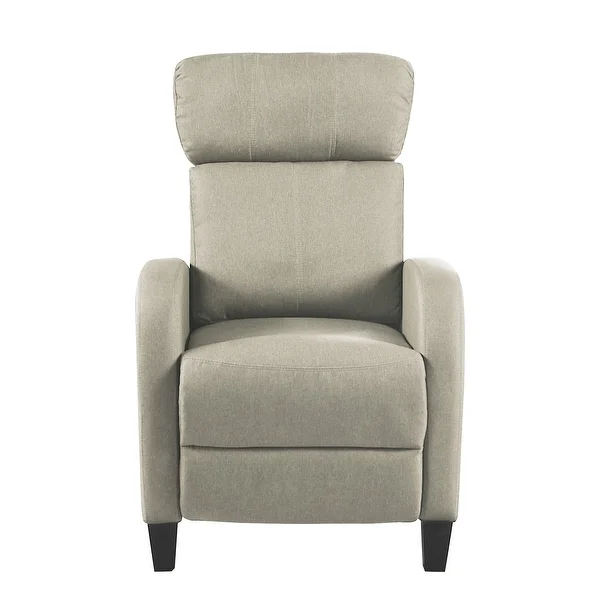 Plush Small Space Manual Recliner Chair