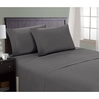 slide 1 of 1, Hotel Luxury Bed Sheets Set 1800 Series Platinum Collection, Deep Pockets, Wrinkle & Fade Resistant, Top Quality Soft Bedding