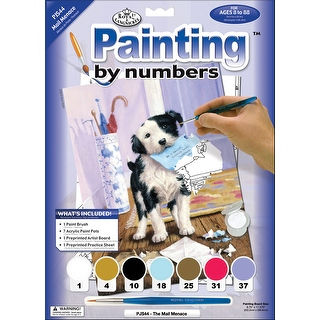 Junior Small Paint By Number Kit 8.75"X11.75"-The Mail Menace