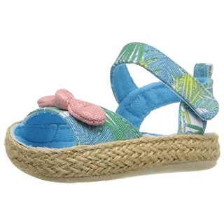 Rosie Pope Kids Footwear Infant Girls Tropical Print Crib Shoes