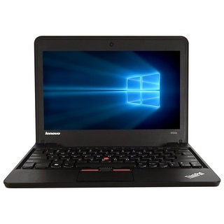 Refurbished Lenovo ThinkPad X130E 11.6" Laptop AMD E300 1.3G 4G DDR3 320G Win 10 Home 64 1 Year Warranty - Black