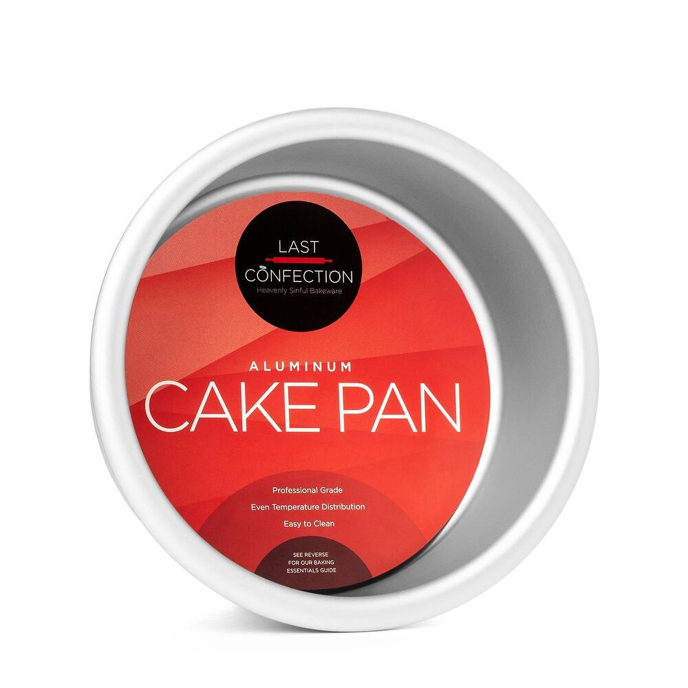 Round Aluminum Cake Pans - Last Confection - Silver