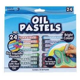 KIDS CRAFT Oil Pastel Soft Crayons, 24pk