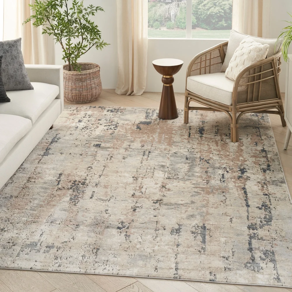 Nourison Concerto Modern Abstract Distressed Area Rug