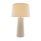 Lite Source LS-20830 Ceramic Table Lamp with Fabric Shade from the Ashanti Colle
