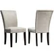 Thumbnail 6, Parson Classic Upholstered Dining Chair (Set of 2) by iNSPIRE Q Bold. Changes active main hero.