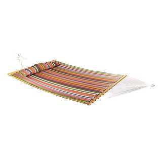 Sunnydaze Quilted Double Fabric 2-Person Hammock - Stand Not Included