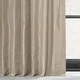 Faux Silk Taffeta Solid Blackout Single Curtain Panel - Thumbnail 48