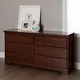 Versa Country Cottage 6-drawer Double Dresser - Thumbnail 9