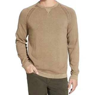 Tommy Bahama Relax NEW Beige Mens Size Large L Stripe Crewneck Sweater