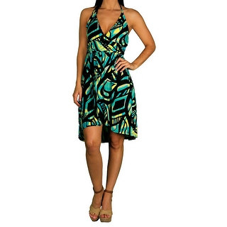 Apple Bottoms Junior Printed Halter Dress