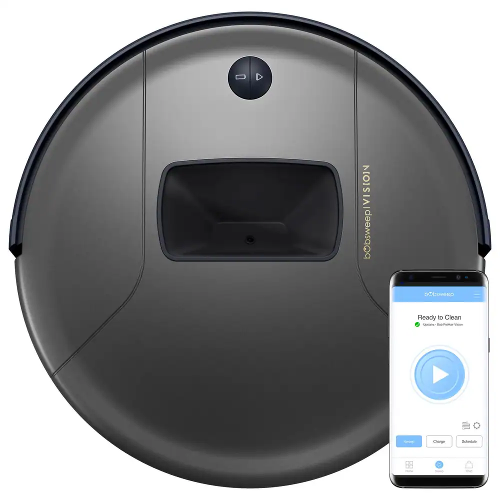 bObsweep PetHair Vision Wi-Fi Connected Robotic Vacuum Cleaner
