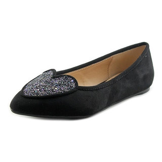 Penny Loves Kenny Nookie 2 Women Pointed Toe Synthetic Black Flats