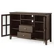 WYNDENHALL Stratford SOLID WOOD 53 inch Wide Contemporary TV Media Stand For TVs up to 55 inches - 53 inch wide - Thumbnail 48