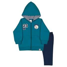 Baby Boy Outfit Hoodie Sweatshirt and Pants Set Pulla Bulla Sizes 3-12 Months