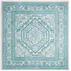 preview thumbnail 128 of 173, SAFAVIEH Adirondack Cheyenne Rustic Oriental Medallion Rug 6' x 6' Square - Ivory/Teal