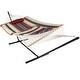 Rope Hammock with Stand Pad & Pillow - Portable - Choose Color - Thumbnail 25