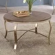 Thumbnail 2, Furniture of America Fays Gold 34-inch 3-piece Round Accent Table Set. Changes active main hero.