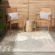preview thumbnail 27 of 158, Nourison Aloha Floral Modern Indoor/Outdoor Area Rug 5'3" x 7'5" - Cream/Grey