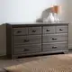 Versa Country Cottage 6-drawer Double Dresser - Thumbnail 0