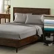 Thumbnail 2, Miranda Haus 600-Thread Count Cotton and Polyester Solid Bed Sheet Set. Changes active main hero.