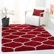preview thumbnail 65 of 128, SAFAVIEH Hudson Shag Ogee Trellis 2-inch Thick Area Rug