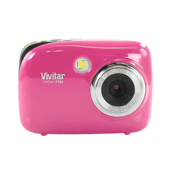 ViviCam F122 14.1 MP Digital Camera with 1.8 Inch LCD Screen in Pink