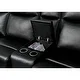 Furniture of America Faux Leather Reclining Sectional with Chaise - Thumbnail 10