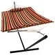 Rope Hammock with Stand Pad & Pillow - Portable - Choose Color - Thumbnail 48