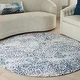 Nourison Damask Distressed Contemporary Area Rug - Thumbnail 40