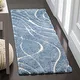 preview thumbnail 12 of 103, SAFAVIEH Florida Shag Sigtraud Abstract Waves 1.2-inch Area Rug