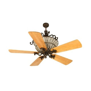 Craftmade K10879 Cortana 54" 5 Blade DC Indoor Ceiling Fan - Blades and Remote Included